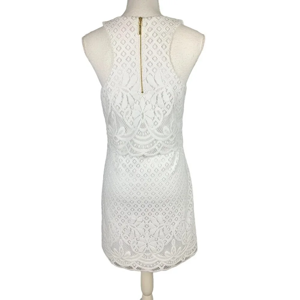 Lilly Pulitzer Stelle Lace Tank Dress White Size S - Picture 5 of 14